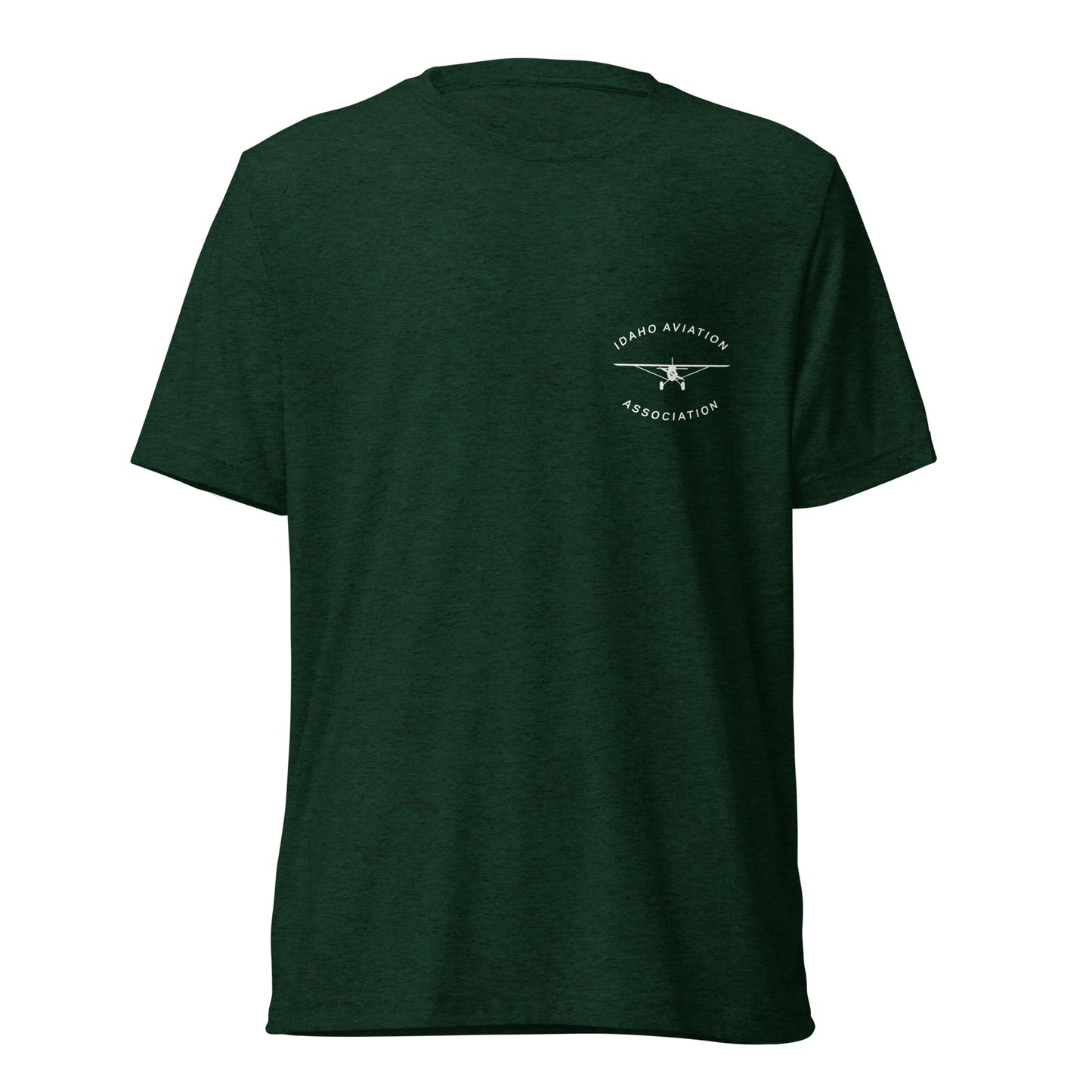 Fly Idaho Cessna Light-Weight T-Shirt with White IAA Logo