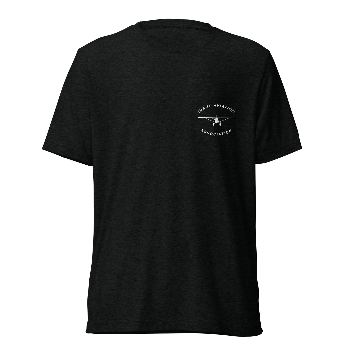 Fly Idaho Cessna Light-Weight T-Shirt with White IAA Logo