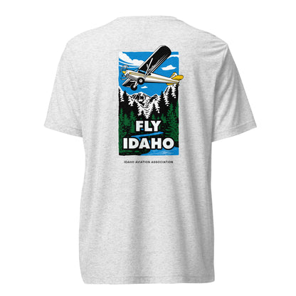 Fly Idaho Supercub Light-Weight T-Shirt with Black IAA Logo