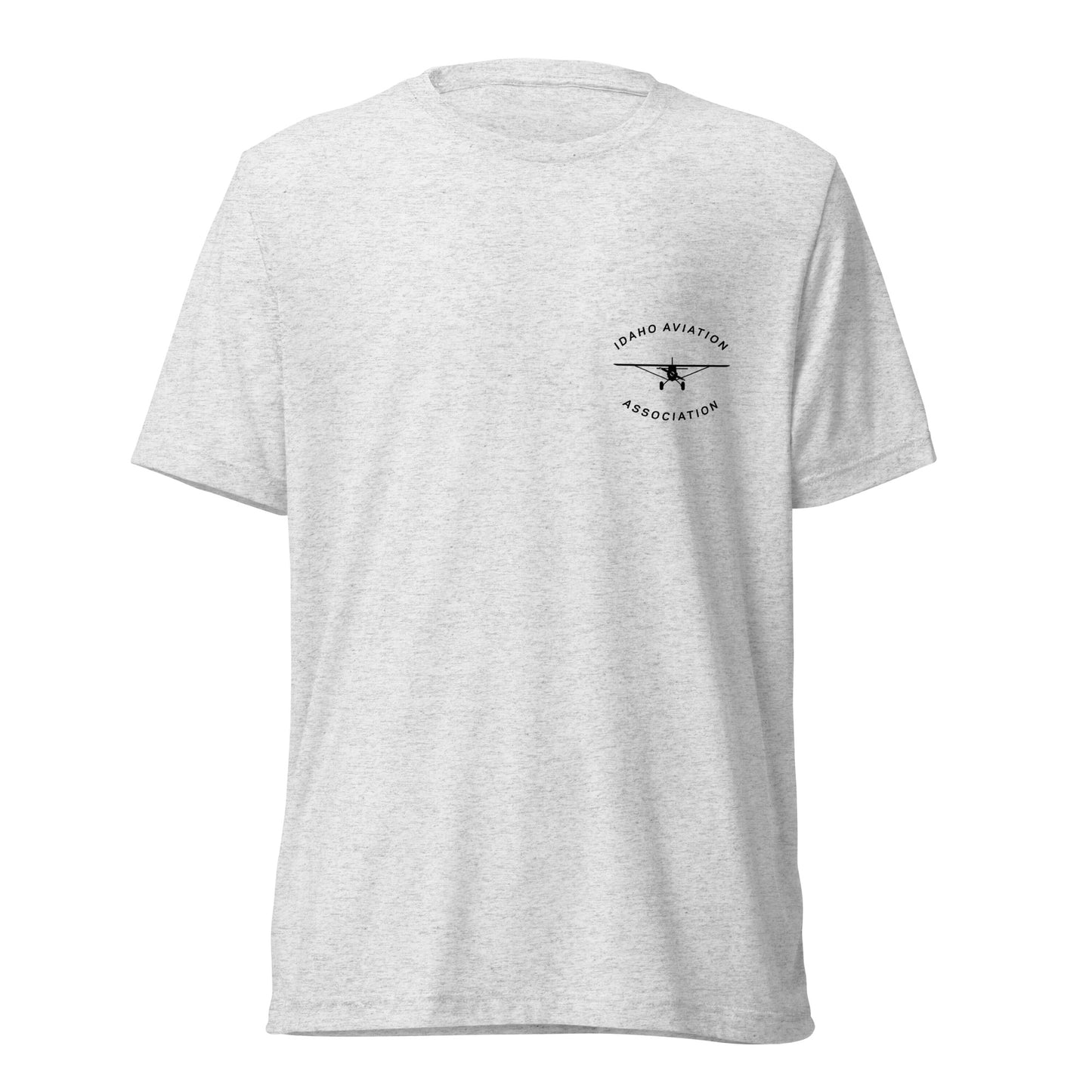 Fly Idaho Cessna Light-Weight T-Shirt with Black IAA Logo